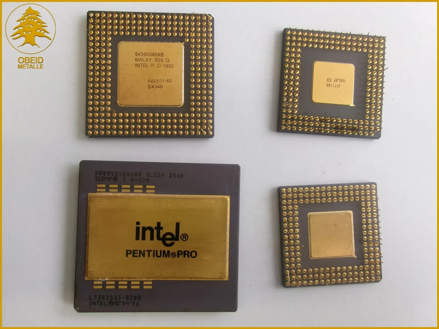 CPU Gold Kern von Obeid Metalle